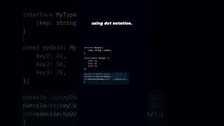 TypeScript Dynamic Keys In Type #typescript #programming #engineering #javascript #tutorial