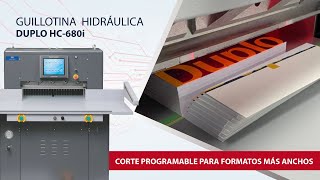 GUILLOTINA  HIDRÁULICA HC-680i I EM GRAPHICS I