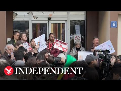 Live: Serbian Students Protest Election Results In Belgrade - YouTube