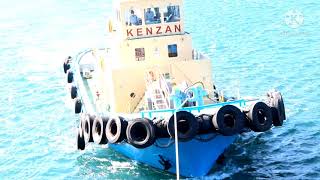 Port in Japan | Pilot boat and tug boat | seaman