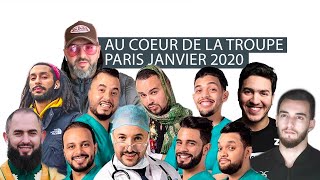 Vlog - Au cœur de La Troupe - Paris - Janvier 2020 || Eko-Miftah-Fatih-Ramzi-Falaki-Settif-Bahaoui