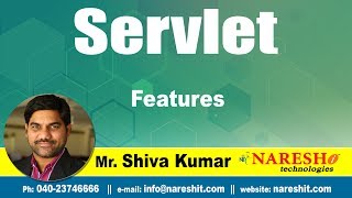Servlet Tutorials | Servlet Features | Advanced Java | Mr.Shiva Kumar