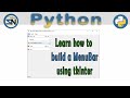 How To Create a Menu Bar in Python Tkinter (Full Guide + Source Code)
