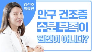 눈 건강을 위협하는 안구건조증! 발생 원인은 수분 부족이 아니다?!