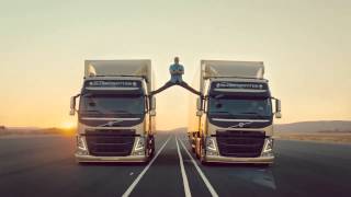 VAN DAMME - Does the MOST EPIC SPLIT EVER !!!!!!! (2013.11.14) | Volvo Trucks Commercial HD 720p