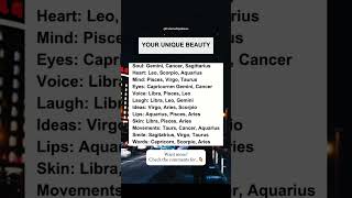What makes your Zodiac Sign "Hypnotically" beautiful... 👁️