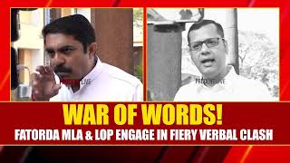 War of Words! MLA Vijai \u0026 LoP Yuri Engage in Fiery Verbal Clash