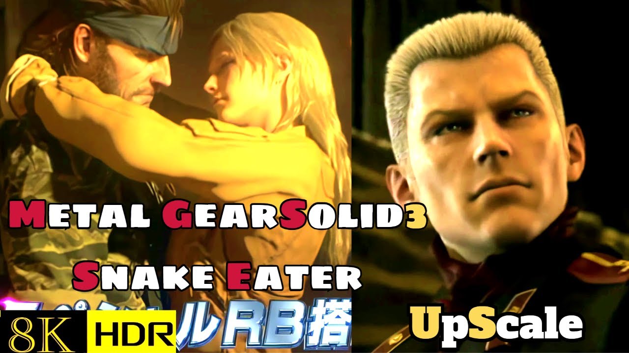 Metal Gear Solid 3 Remastered 8k Youtube