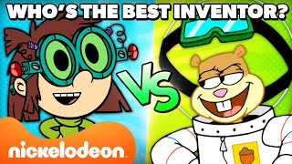 Lisa Loud vs Sandy Cheeks: Who's The Better Inventor?? ⚙️ | Nickelodeon Cartoon Universe