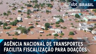 ANTT flexibiliza medidas para facilitar transporte de doações ao RS | SBT Brasil (08/05/24)