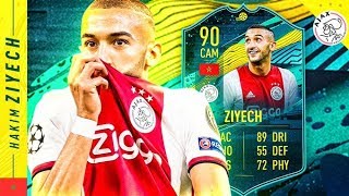 WHAT A CARD!! 90 MOMENTS ZIYECH REVIEW!! FIFA 20 Ultimate Team