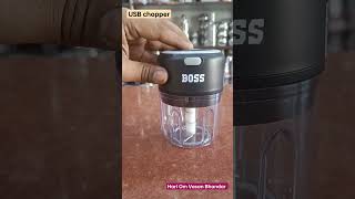 Boss Rechargeable Mini Chopper: The Perfect Kitchen Gadget for Quick Meal Preparatio