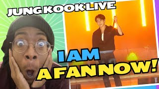 REACTING TO JUNG KOOK TIME SQUARE LIVE PERFORMANCE! | I AM OFFICIALLY A FAN NOW