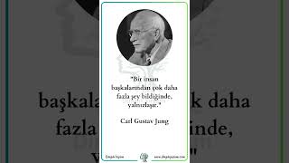 3 Müthiş Tespitiyle Carl Gustav Jung  | Carl Gustav Jung | Dinginyasam.com #psikoloji #gününsözü