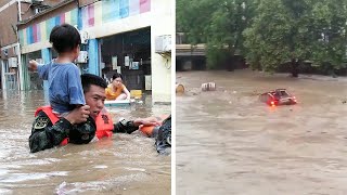 這個月被洪水攻擊的世界各地，這些只是一部分