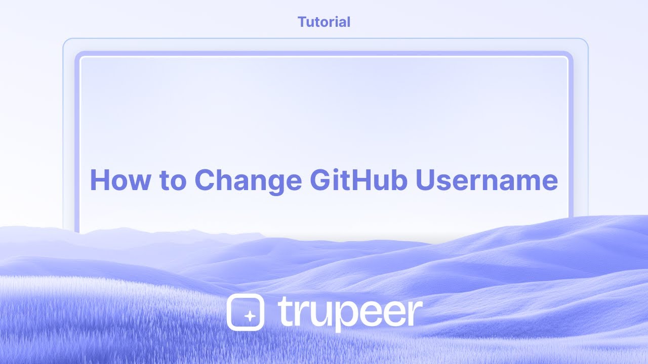 How To Change Github Username Youtube