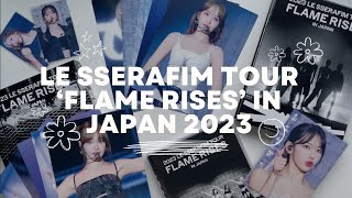 LE SSERAFIM TOUR 'FLAME RISES' IN JAPAN 2023 Unboxing