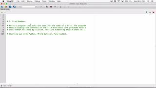 6.3. (Part 1) Line Numbers - Python
