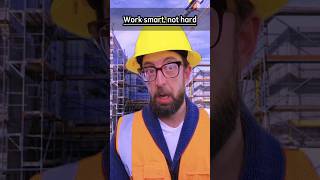 Work smart, not hard👷#work #creative #smart #construction #job #viralvideo #shorts #funny