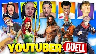 5 NOOBS in EINER LOBBY! - Fortnite Youtuber Duell