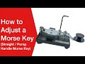 How to Set up a Morse Code Straight Key #Morsekey #Morsecodekey