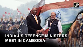 India-US Defence Ministers meet on sidelines of First India-ASEAN Defence Ministers meet in Cambodia