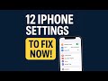 12 iPhone Settings Seniors Should Change Immediately