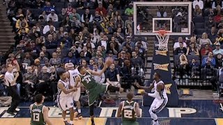 Giannis Gets Fouled, Grabbed, and Still Scores! | 03.13.17