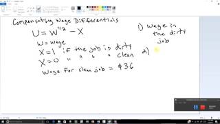 Labor Economics: Compensating Wage Differentials