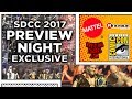 WWE SDCC 2017 - WEDNESDAY Preview Night Figure Display! - NEW Wrestling Figures San Diego Comic Con