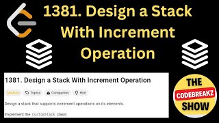 1381. Design a Stack With Increment Operation | Implementing Stack in Python | Leetcode POTD| Python