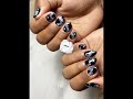 BLACK DESIGN FOR NAILART #nailart #nails