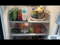 small kitchen reset grocery haul fridge restock pantry organization clean u0026 organize with me