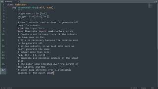 Leetcode 90. Subsets II in Python | Python Leetcode | Python Coding Tutorial | Python Coding ASMR