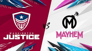 Losers Round 1 |  @WashingtonJustice  vs  @FLMayhem   | Kickoff Clash Tournament | Day 2