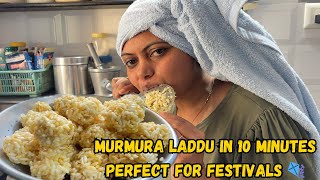 Murmura Laddu in 10 Minutes | Perfect for Festivals | @BinnusCloudkitchen