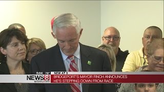 Bridgeport mayor ends re-election effort, backs Foster