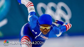 Brittany Bowe, Erin Jackson finish 4-6 in women's 1000m | Winter Olympics 2026 | NBC Sports