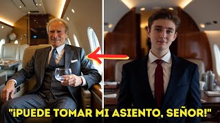 ¡Barron Trump Cede Su Asiento En Primera Clase A Clint Eastwood, Y Entonces Ocurre Lo Increíble!