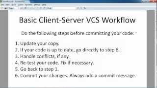 Subversion Workflow