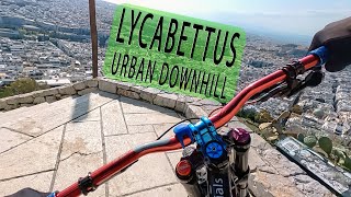 Lycabettus Urban Downhill | POV downhill riding at Athens