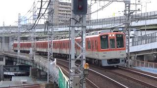 【6連急行通過！】阪神電車 8000系 急行尼崎行き 淀川駅