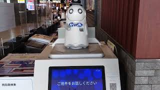 大和西大寺駅改札にもロボットがいた！