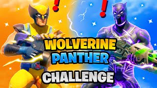 Fortnite Wolverine vs Black Panther Mythic Weapons Boss Marvel Challenge