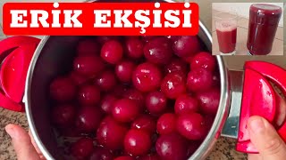 ERİKLERİNİZİ MUTLAKA  DEĞERLENDİRİN ‼️EKŞİ ERİKLERİ ATMAYIN ✅(Evde Erik Ekşisi Nasıl Yapılır? )✅