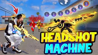 HEADSHOT MACHINE😂BUY THE NEW “M4A1” NARUTO THEME WITH BEST EFFECTS AND COOL FIRE ANIMATION🔥FREE FIRE