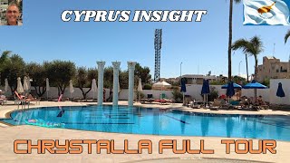 Chrystalla Hotel Protaras Cyprus - 2024 Full Tour Including Rooms.