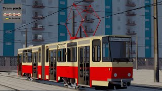 Tatra KT4D sound test | Tram pack IR