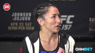 UFC 197: CARLA ESPARZA  "WHEN IN CAMP I HAVE NIGHTMARES OF MY OPPONENTS. EVERY NIGHT"