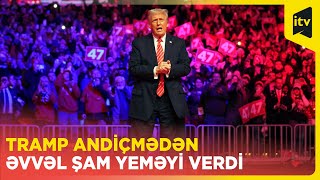 İlon Mask və digər məşhurlar Trampın şam yeməyində